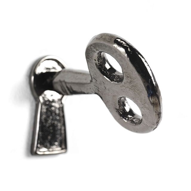 Acquista online Memorie set 4 keys coat hanger in black nickel color metal Mogg